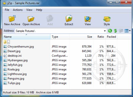 winrar zip file extractor free download